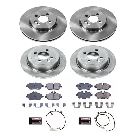 PowerStop 2011 Mini Cooper Front & Rear Autospecialty Brake Kit (KOE8915)