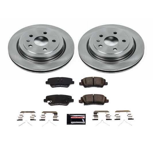 PowerStop 19 Cadillac CTS Rear Autospecialty Brake Kit (KOE8965)