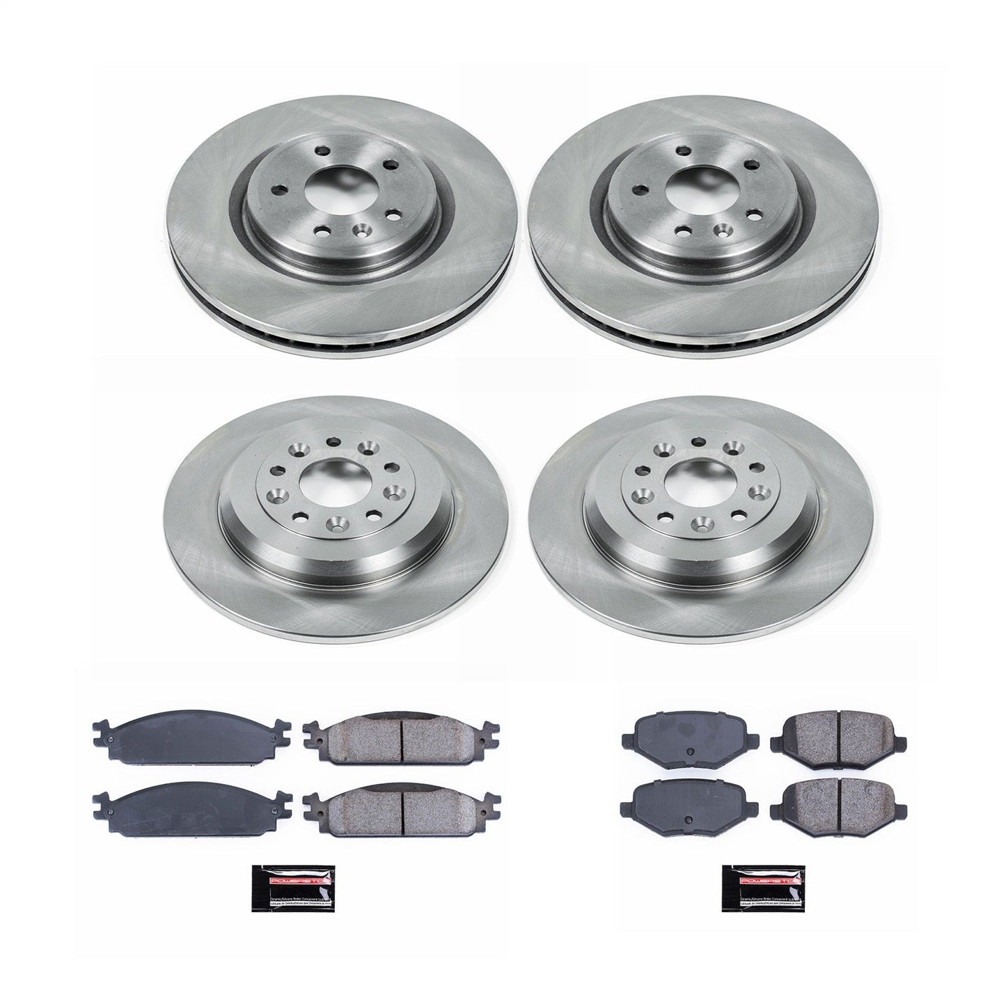 PowerStop 2010 Lincoln MKT Front & Rear Autospecialty Brake Kit (KOE8970)