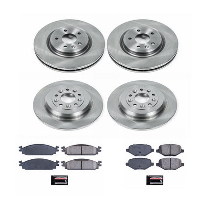 PowerStop 2010 Lincoln MKT Front & Rear Autospecialty Brake Kit (KOE8970)