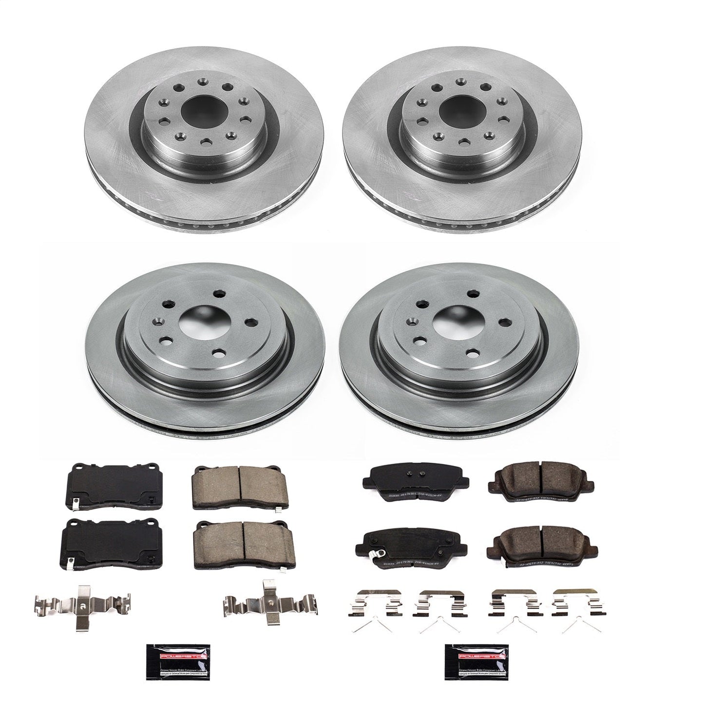 PowerStop 2019 Cadillac CTS Front & Rear Autospecialty Brake Kit (KOE8977)
