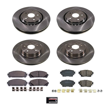 PowerStop 2020 Ford Transit-350 Front and Rear Autospecialty Brake Kit (KOE9000)