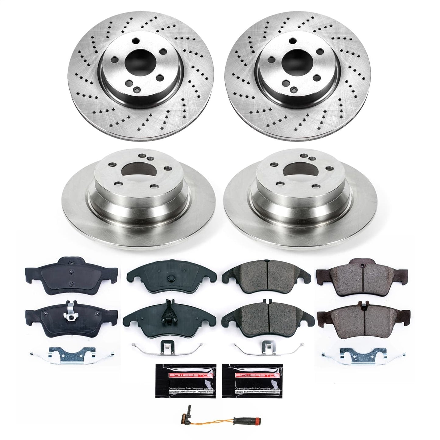 PowerStop 14-16 Mercedes-Benz E250 Front and Rear Autospecialty Brake Kit (KOE9038)