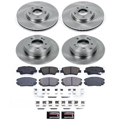 PowerStop 09-10 Hyundai Sonata Front and Rear Autospecialty Brake Kit (KOE9061)