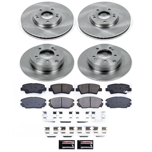 PowerStop 09-10 Hyundai Sonata Front and Rear Autospecialty Brake Kit (KOE9061)