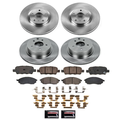 PowerStop 2009 Nissan 370Z Front and Rear Autospecialty Brake Kit (KOE9065)