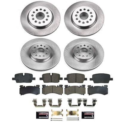 PowerStop 2022 Cadillac XT6 Front and Rear Autospecialty Brake Kit (KOE9092)