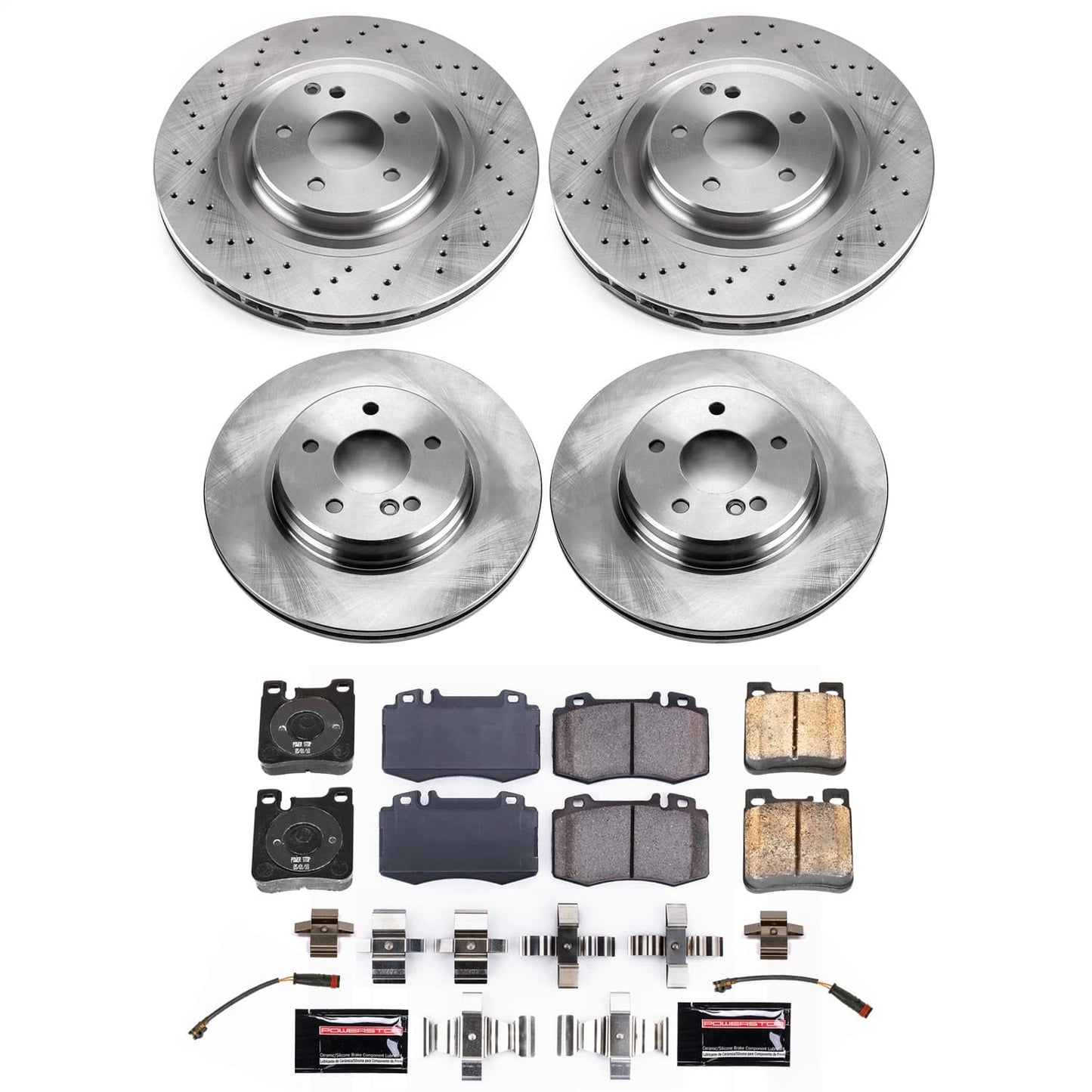 PowerStop 07-10 Mercedes-Benz SLK55 AMG Front and Rear Autospecialty Brake Kit (KOE9094)