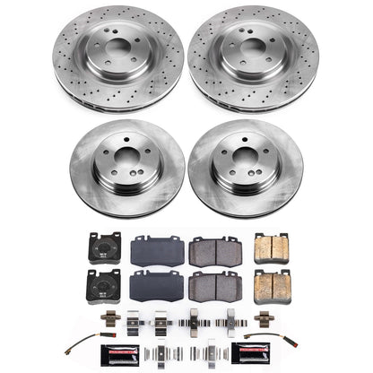 PowerStop 07-10 Mercedes-Benz SLK55 AMG Front and Rear Autospecialty Brake Kit (KOE9094)