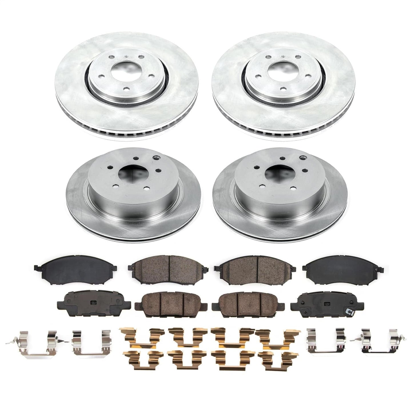 PowerStop 2009 Infiniti FX35 Front and Rear Autospecialty Brake Kit (KOE9135)