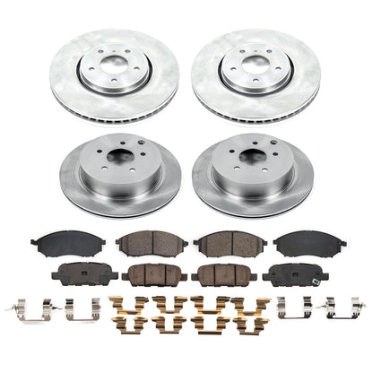 PowerStop 2009 Infiniti FX35 Front and Rear Autospecialty Brake Kit (KOE9135)