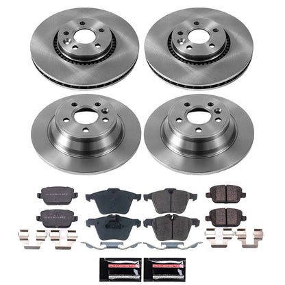 PowerStop 07-08 Volvo S80 Front and Rear Autospecialty Brake Kit (KOE9157)
