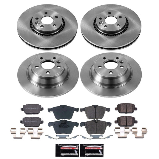 PowerStop 07-08 Volvo S80 Front and Rear Autospecialty Brake Kit (KOE9157)