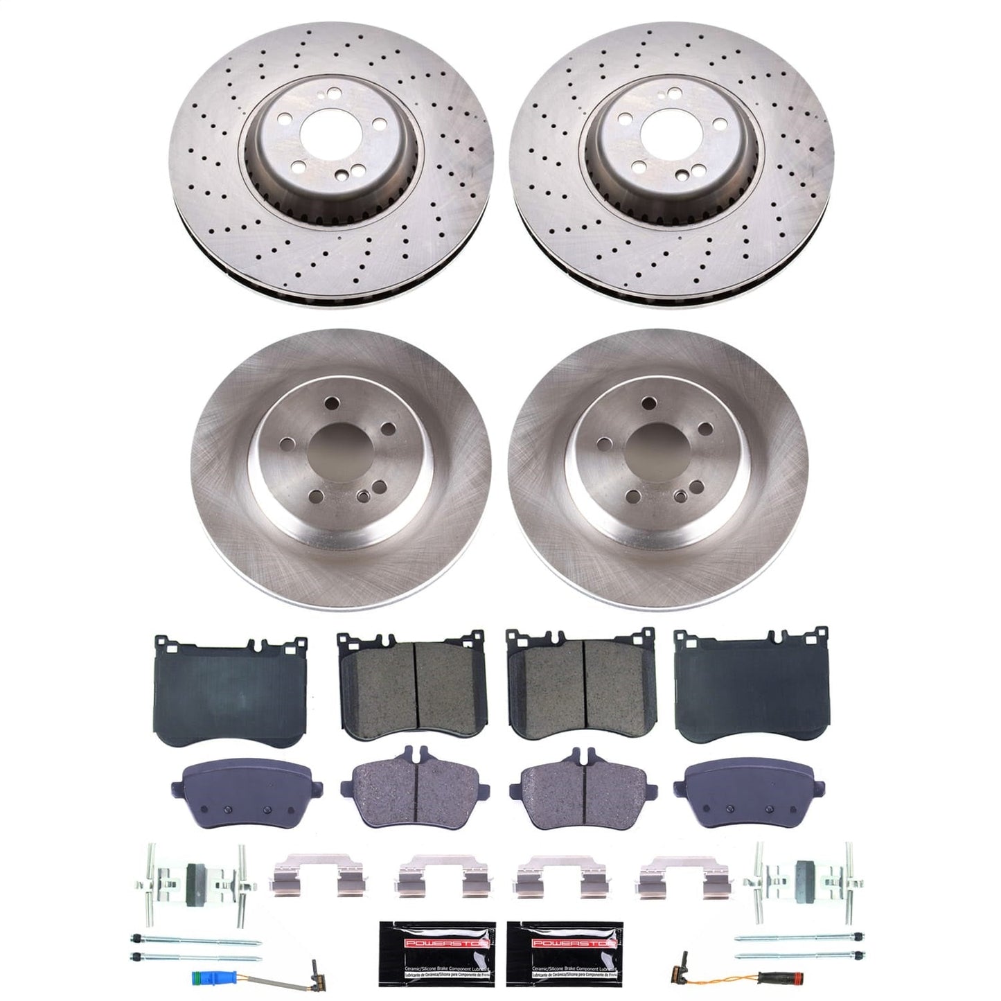 PowerStop 18-20 Mercedes-Benz S450 Front & Rear Autospecialty Brake Kit (KOE9160)