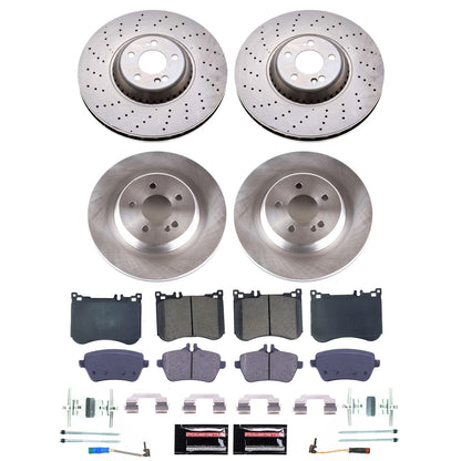 PowerStop 18-20 Mercedes-Benz S450 Front & Rear Autospecialty Brake Kit (KOE9160)