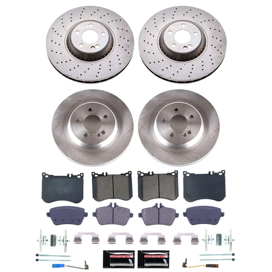 PowerStop 18-20 Mercedes-Benz S450 Front & Rear Autospecialty Brake Kit (KOE9160)
