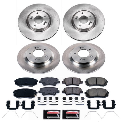 PowerStop 2020 Kia Optima Front and Rear Autospecialty Brake Kit (KOE9167)