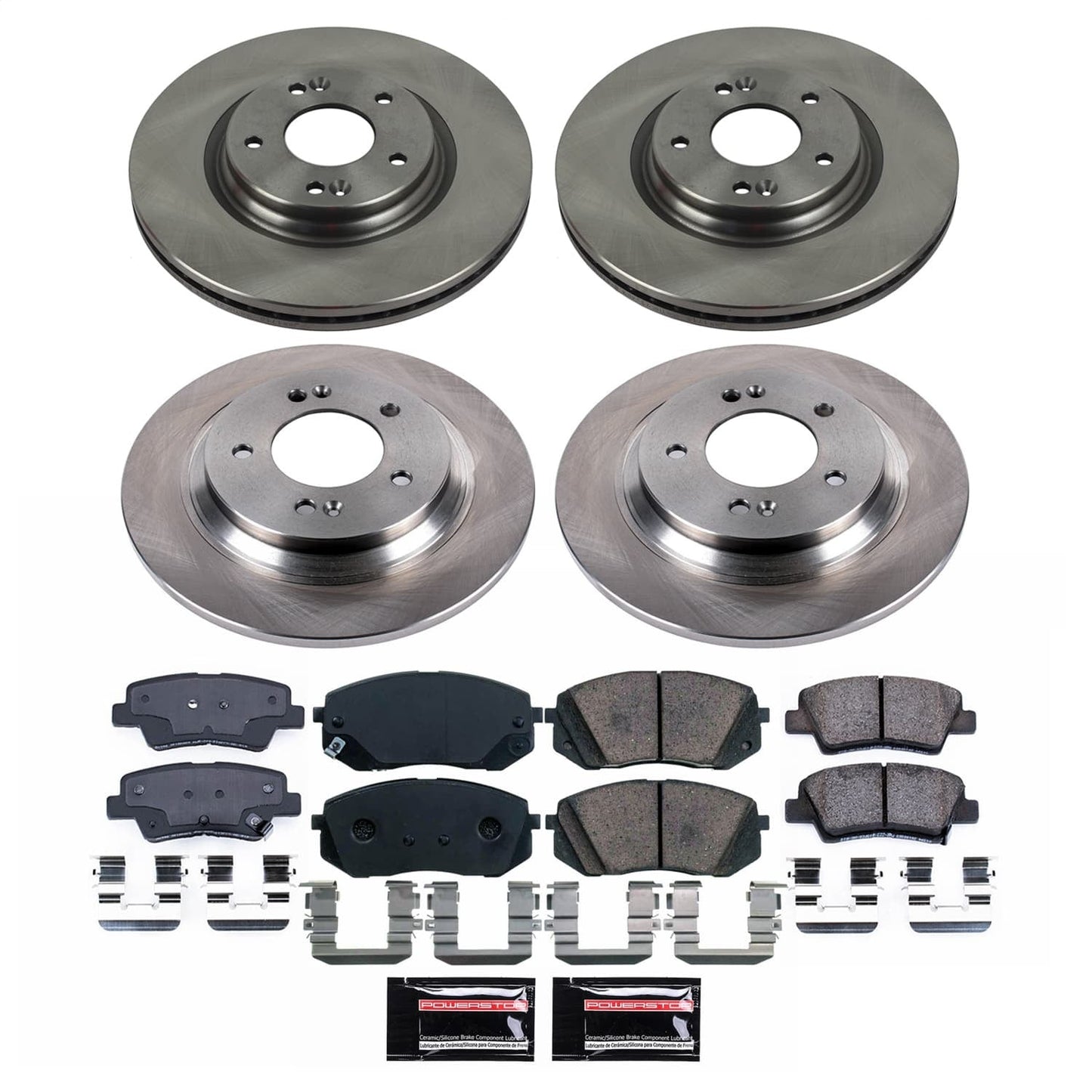 PowerStop 2020 Kia Optima Front and Rear Autospecialty Brake Kit (KOE9168)
