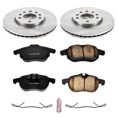 PowerStop 03-11 Saab 9-3 Front Autospecialty Brake Kit (KOE978)
