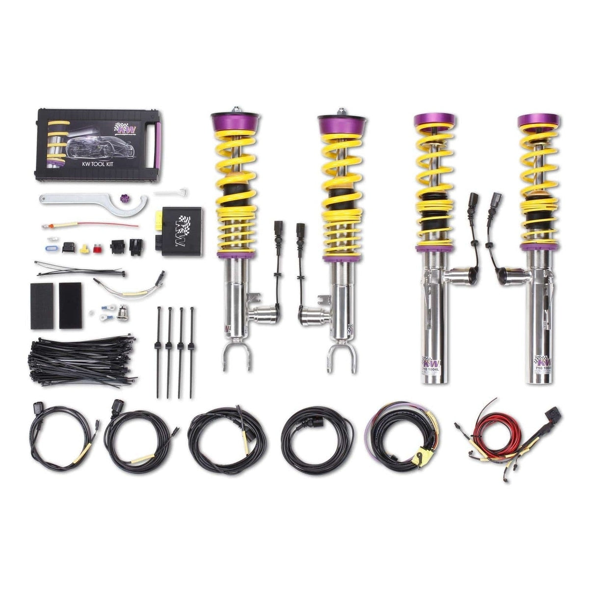 KW Coilover Adjustable Spring Lowering Kit - 2005-2012 Porsche 911 (997) Carrera 2, Coupe