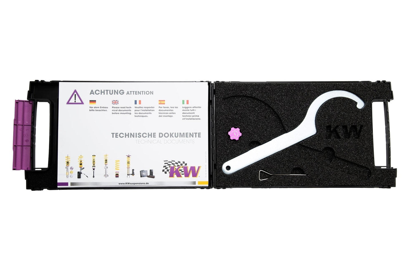 KW Coilover Adjustable Spring Lowering Kit - 2011-2015 Mercedes-Benz SLS AMG (W197)