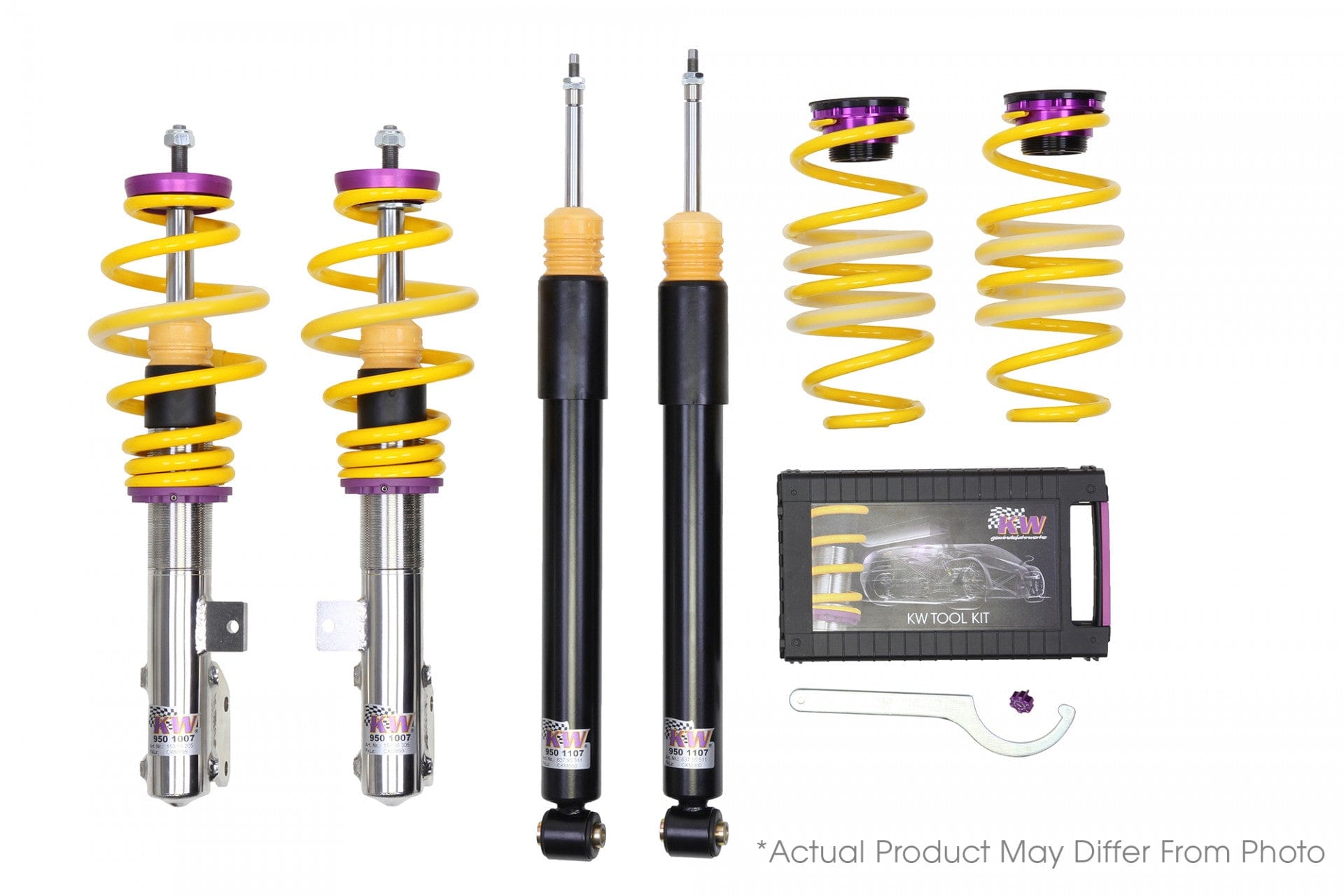 KW Suspensions KW V2 Coilover Kit Bundle - BMW 4 Series Coupe; M440i 4WD xDrive; with electronic dampers
