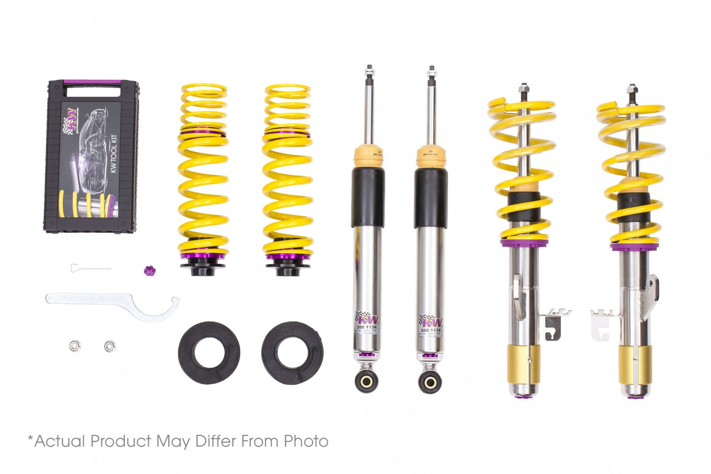 KW Suspensions KW V3 Coilover Kit - Audi Q4 (FZ) Sportback e-tron 2WD; VW ID.4 (E2) 2WD