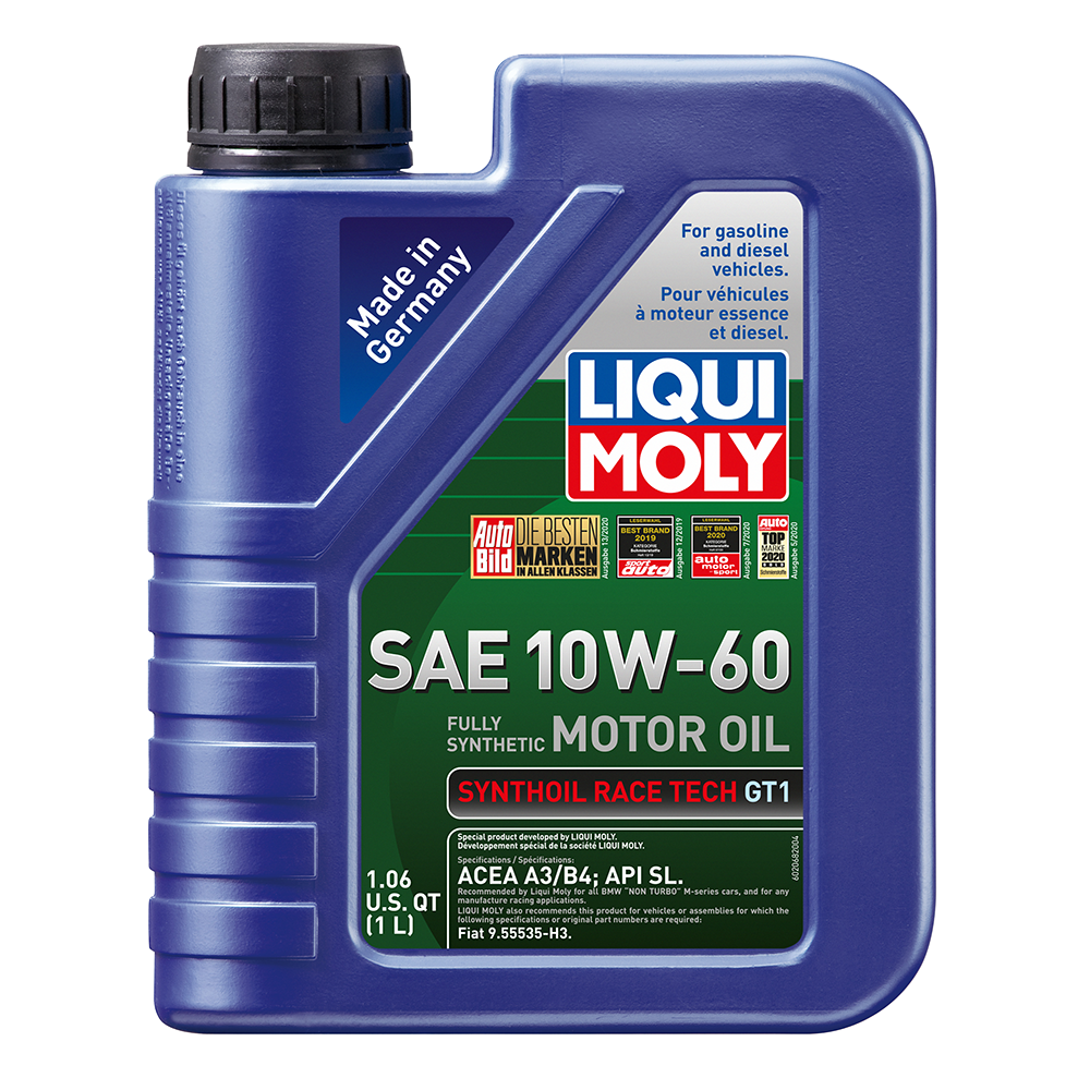 LIQUI MOLY 1L Synthoil Race Tech GT1 Motor Oil 10W-60 (2068)