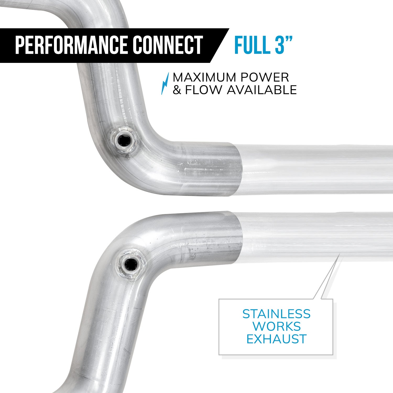 Stainless Works Mustang GT Lead Pipe Kit 15-25 Performance Connect