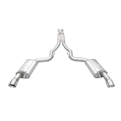 Stainless Works M24CBXPCR for 24-25 Mustang GT Catback Dual Tips Redline Sound X