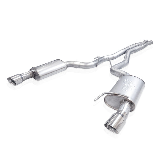 Stainless Works M24CBXPCR for 24-25 Mustang GT Catback Dual Tips Redline Sound X