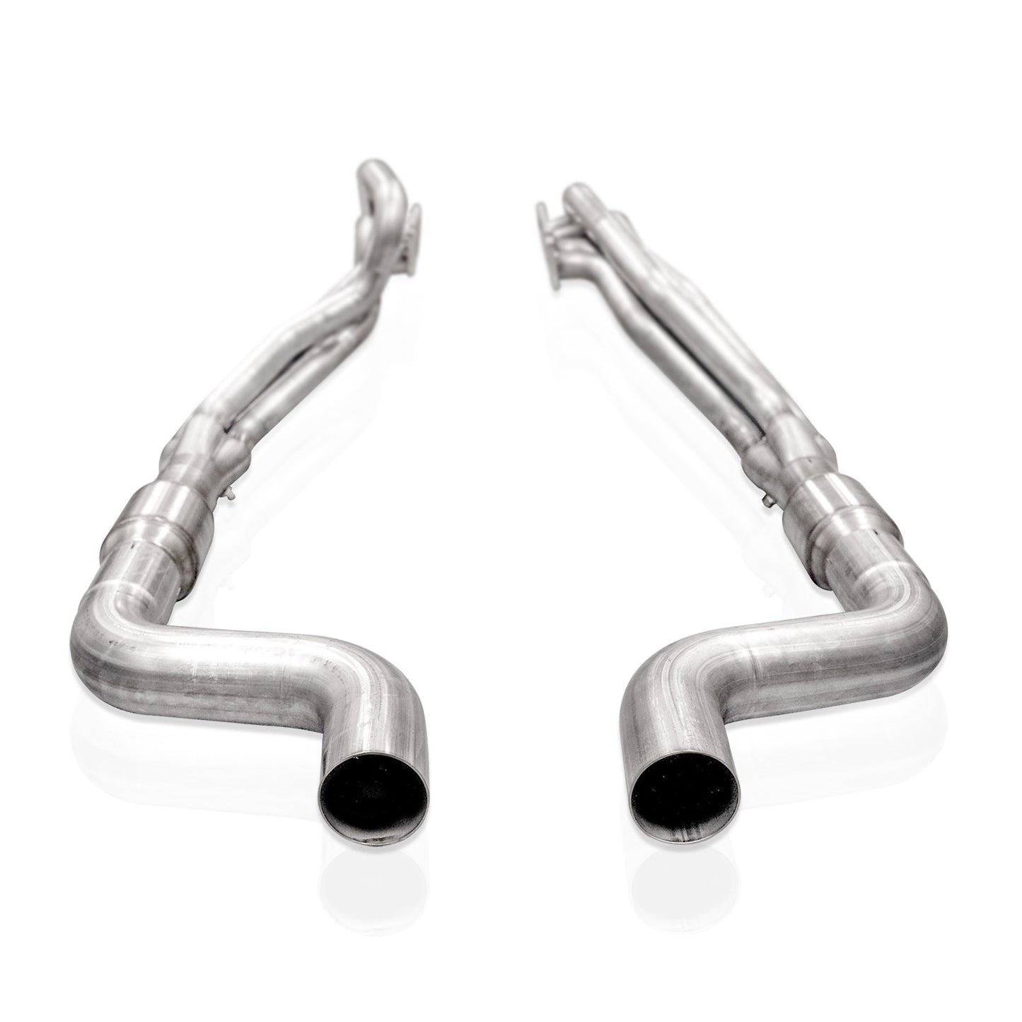 Stainless Works M242HCAT for 15-25 Mustang GT Headers Factory Connect 2" Exhaust