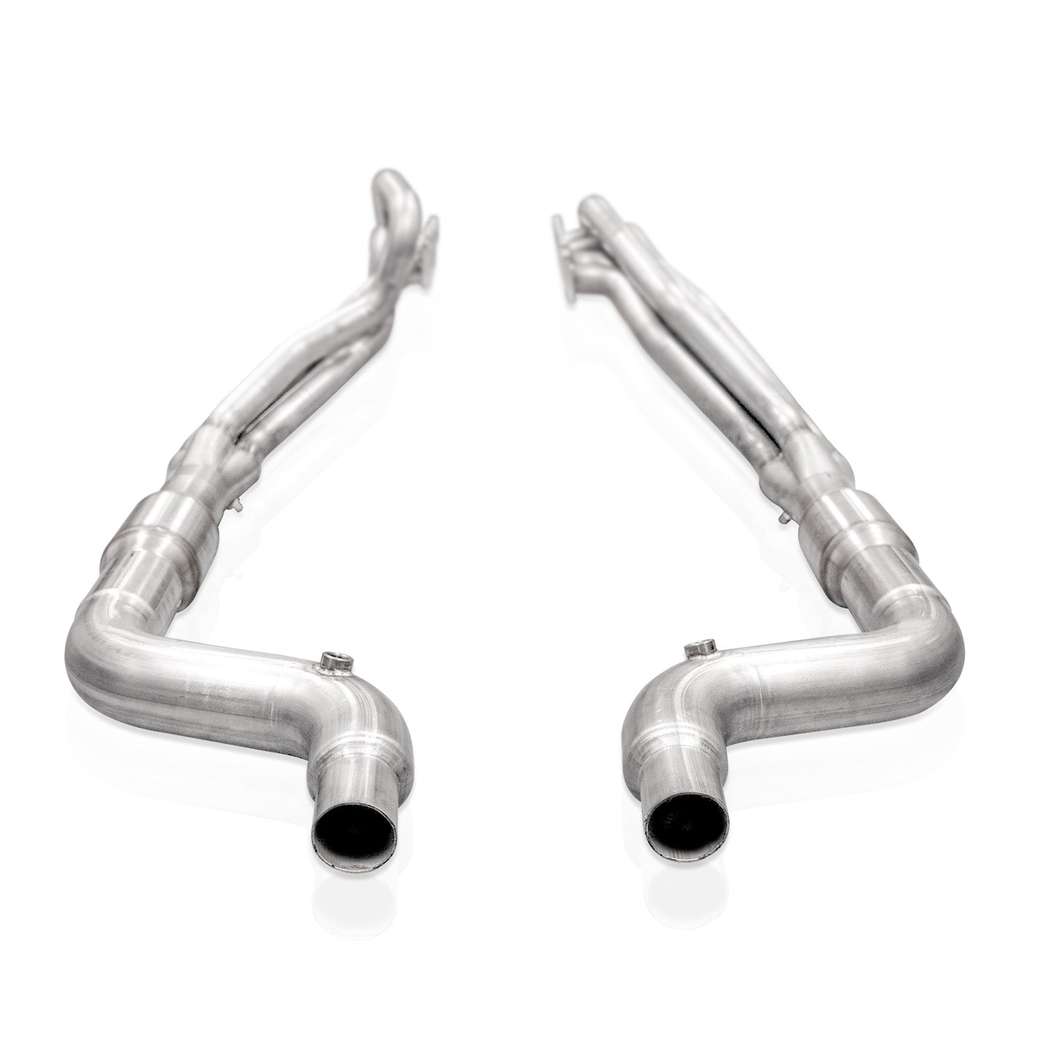 Stainless Works M242HCAT for 15-25 Mustang GT Headers Factory Connect 2" Exhaust