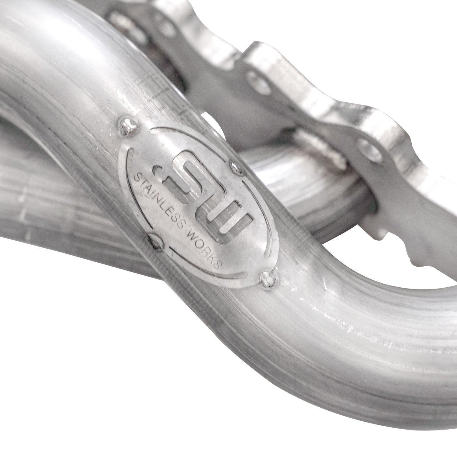 Stainless Works M242HCAT for 15-25 Mustang GT Headers Factory Connect 2" Exhaust