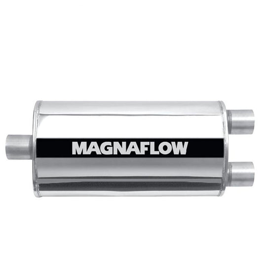 High Flow Stainless Steel Muffler Single/Dual In/Out 2.5 2.5Inch by MagnaFlow