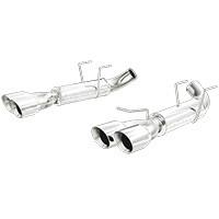2011-2014 Ford Mustang Axle Back Exhaust; Competition Series; Dual Split Rear Exit by Magnaflow (15077)