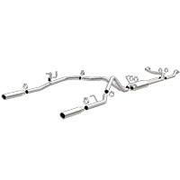 2010-2013 Nissan Titan Cat Back Exhaust; Dual Split Rear Exit by Magnaflow (15582)