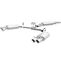 2010-2013 Audi S4 Cat Back Exhaust; Quad Split Rear Exit by Magnaflow (15599)