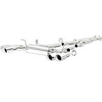 2010-2013 Hyundai Genesis Coupe 3.8L Cat Back Exhaust; Quad Split Rear Exit by Magnaflow (16507)