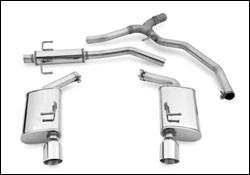 2006-2012 Ford/Lincoln/Mercury Cat Back Exhaust; Dual Split Rear Exit by Magnaflow (16675)