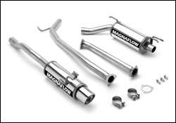 2006-2011 Honda Civic Cat Back Exhaust; Single Rear Exit by Magnaflow (16687)