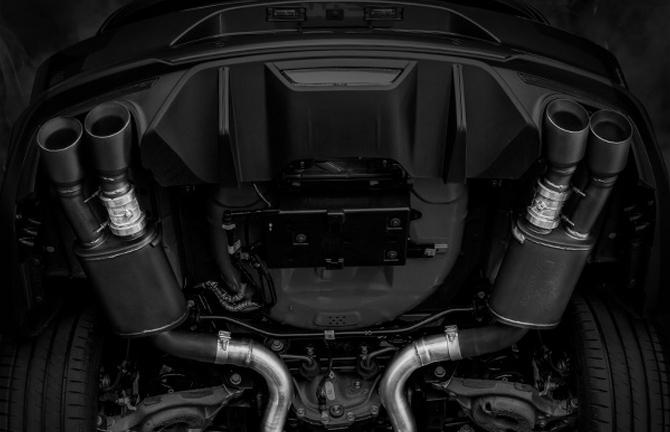 MagnaFlow Competition Series Cat-Back w/ Black Tips | 2018+ Ford Mustang GT (19369)