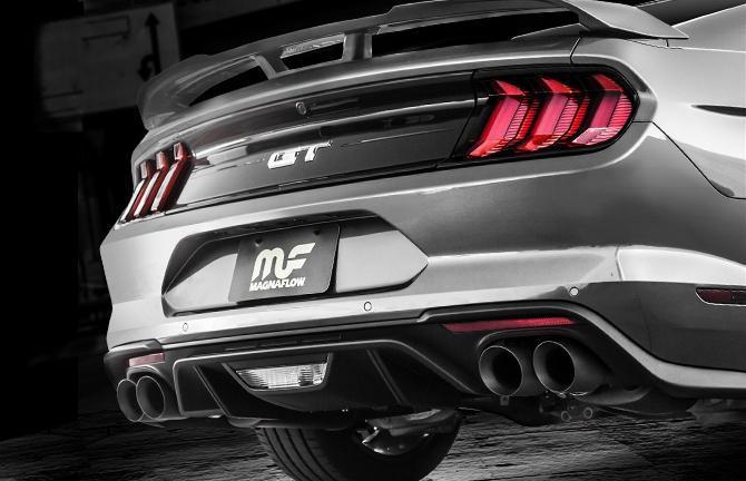 MagnaFlow Competition Series Cat-Back w/ Black Tips | 2018+ Ford Mustang GT (19369)