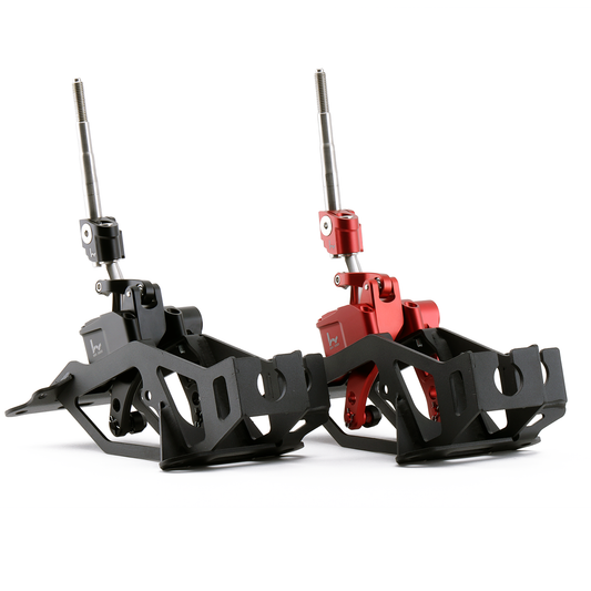 Hybrid Racing Adjustable Short Shifter: Honda Fit (07-13 GD3 / GE8) / Jazz (02-15 GD3 / GE8) w/ Internal Spring +40mm/+70mm Knob Height