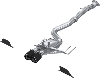 MBRP Stainless Steel 3" Cat-Back - Dual Center Exit | 2023+ Toyota Corolla GR (S4303)