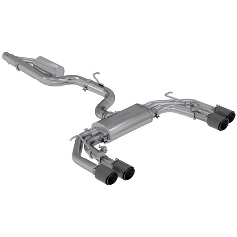 MBRP Active Quad-Tip Exhaust | 2015-2020 Audi S3 (S46043CF)