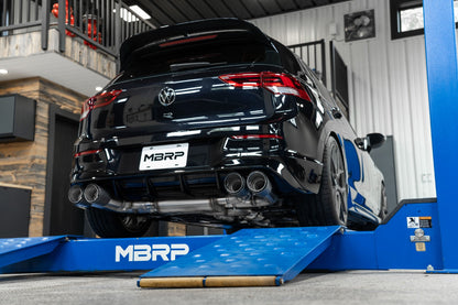 MBRP Stainless Steel 3" Cat-Back - 2.5" Quad Exit | 2022+ VW MK8 Golf R (S4613)
