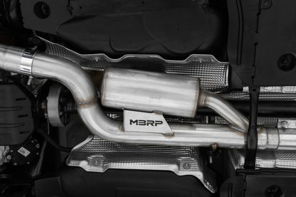 MBRP Stainless Steel 3" Cat-Back - 2.5" Quad Exit | 2022+ VW MK8 Golf R (S4613)