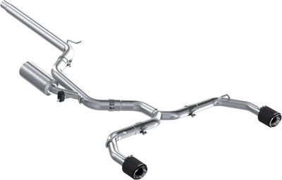 MBRP Stainless Steel 3" Cat-Back - 2.5" Dual Split Exit | 2022 - 2024 VW MK8 Golf GTI (S4617)