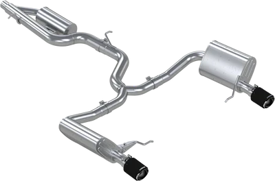 MBRP Stainless Steel 3" Cat-Back - 2.5" Dual Split Exit | 2017-2019 VW Golf Sportwagen / Alltrack (S4618)